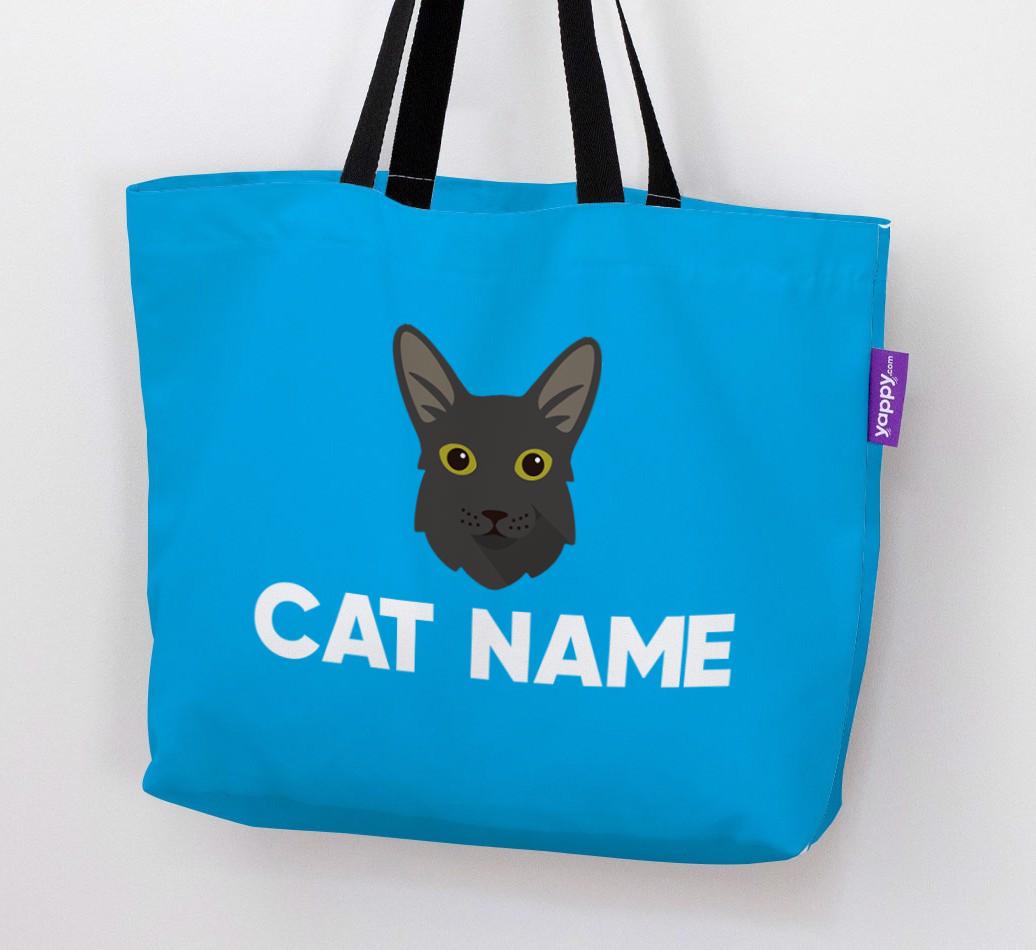 '{breedFullName} Icon & Name' - Personalized Canvas Bag