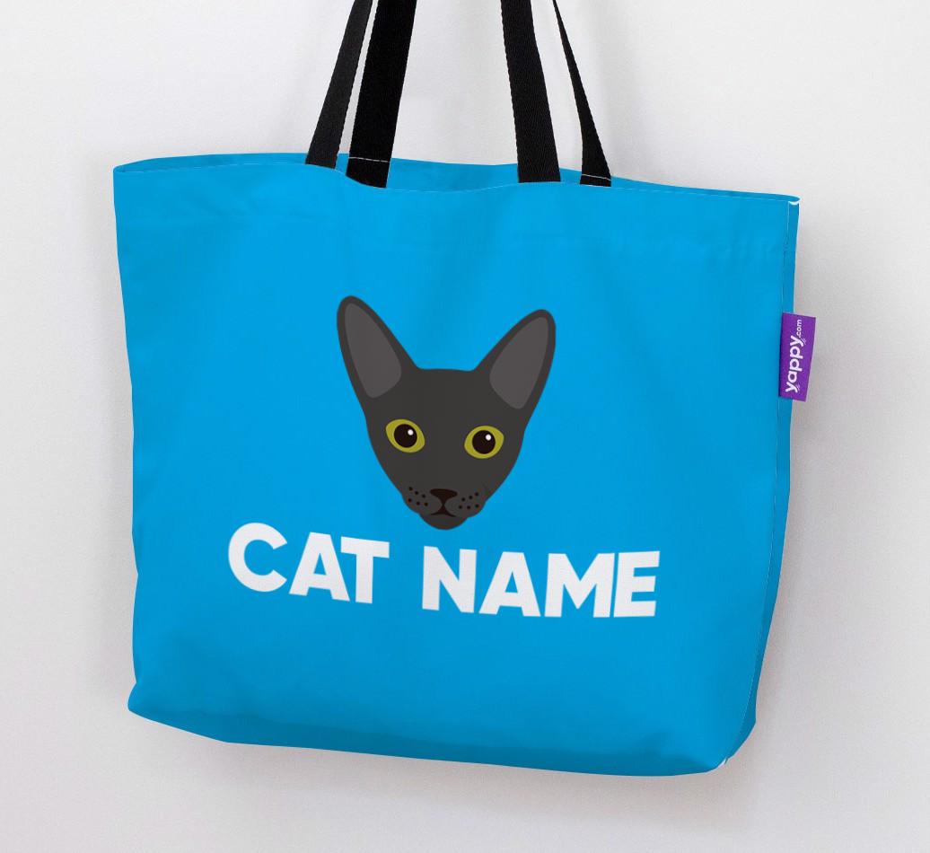 '{breedFullName} Icon & Name' - Personalized Canvas Bag