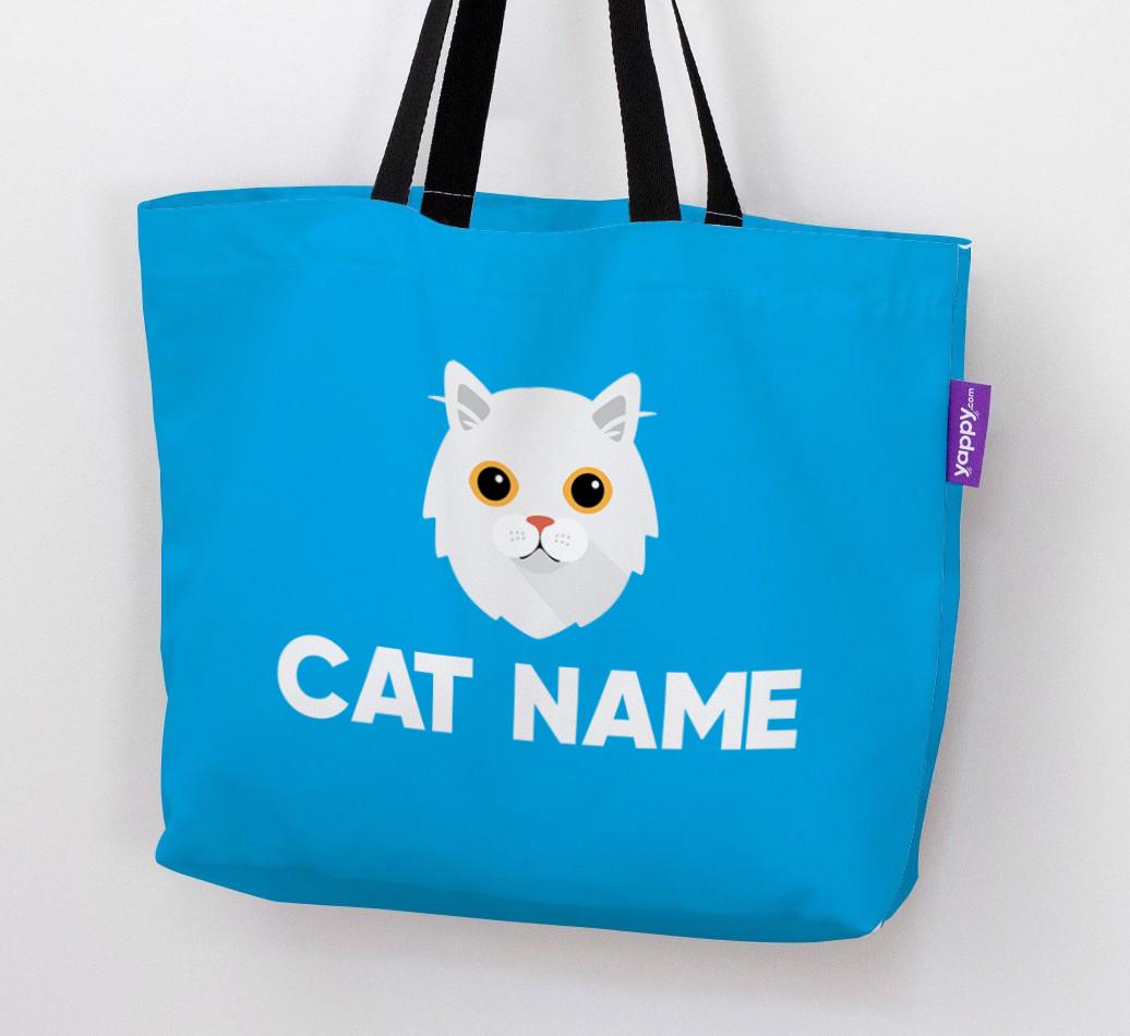 '{breedFullName} Icon & Name' - Personalized Canvas Bag