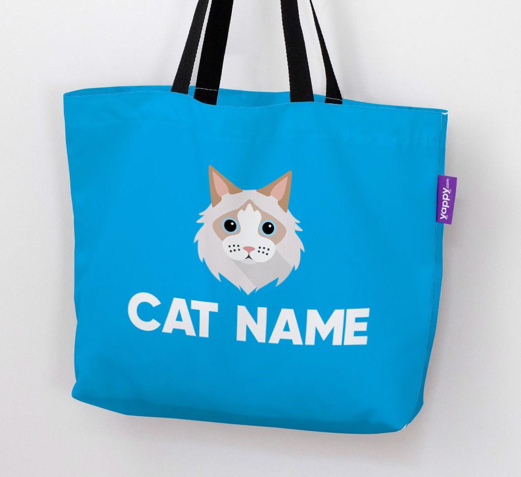 '{breedFullName} Icon & Name' - Personalized Canvas Bag