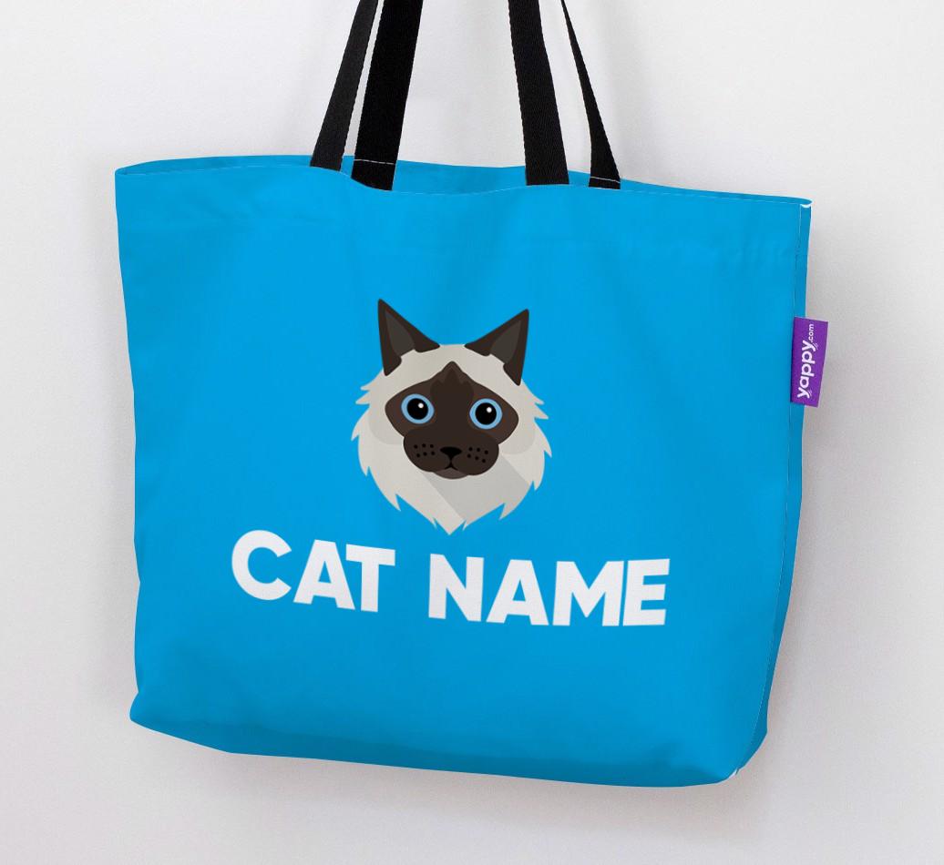 '{breedFullName} Icon & Name' - Personalized Canvas Bag