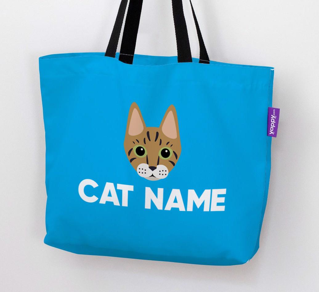 '{breedFullName} Icon & Name' - Personalized Canvas Bag
