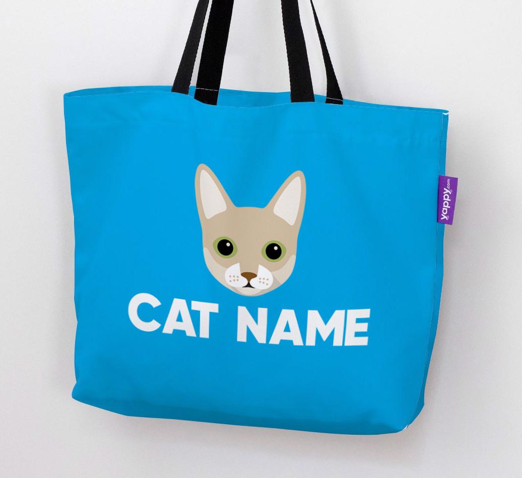 '{breedFullName} Icon & Name' - Personalized Canvas Bag