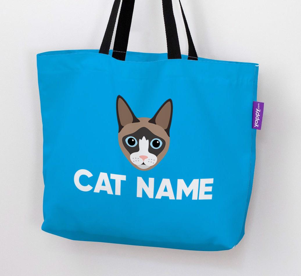 '{breedFullName} Icon & Name' - Personalized Canvas Bag