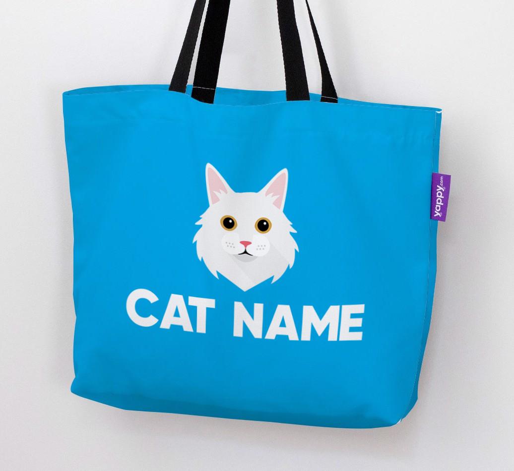 '{breedFullName} Icon & Name' - Personalized Canvas Bag