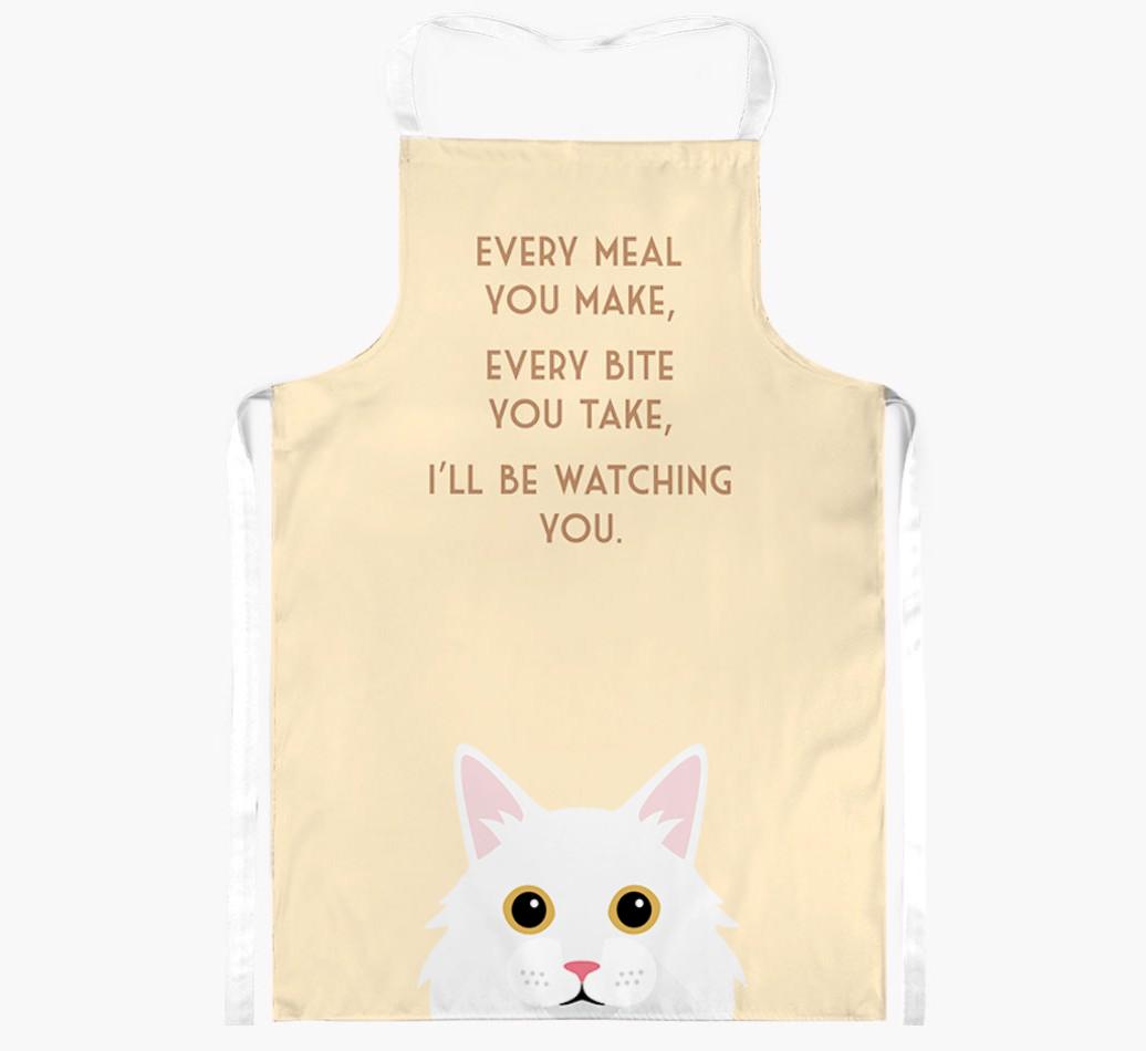 I'll Be Watching You: Personalized {breedShortName} Apron