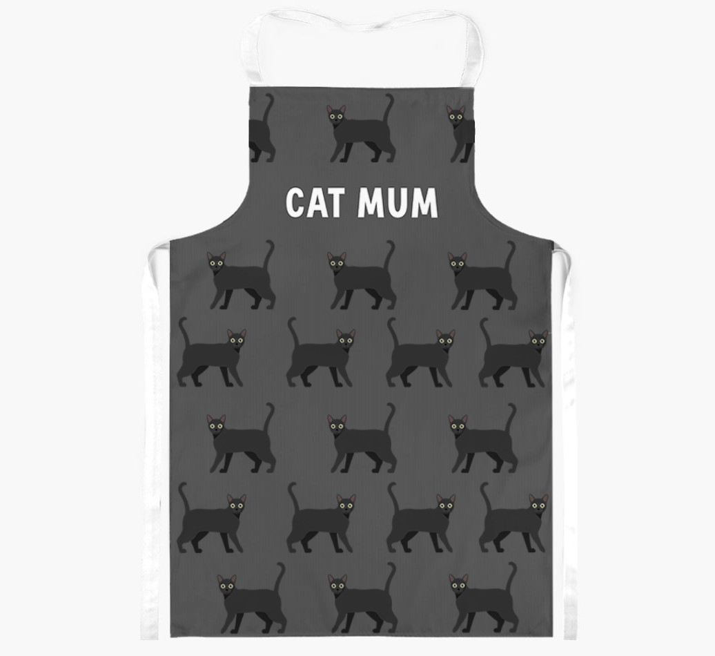 Cat Mum: Personalised {breedShortName} Apron