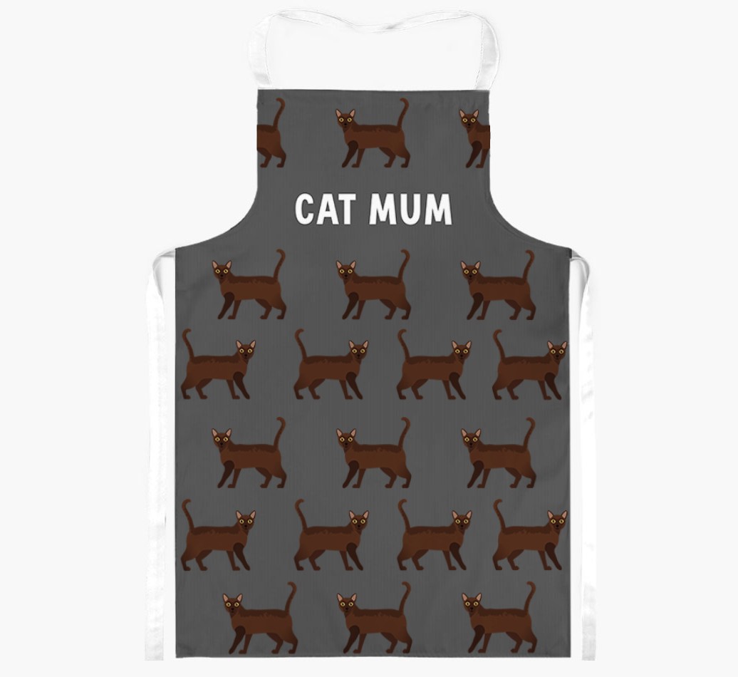 Cat Mum: Personalised {breedShortName} Apron