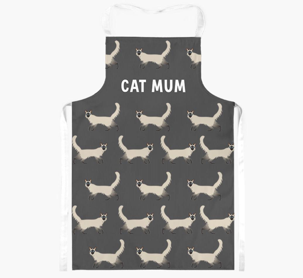 Cat Mum: Personalised {breedShortName} Apron