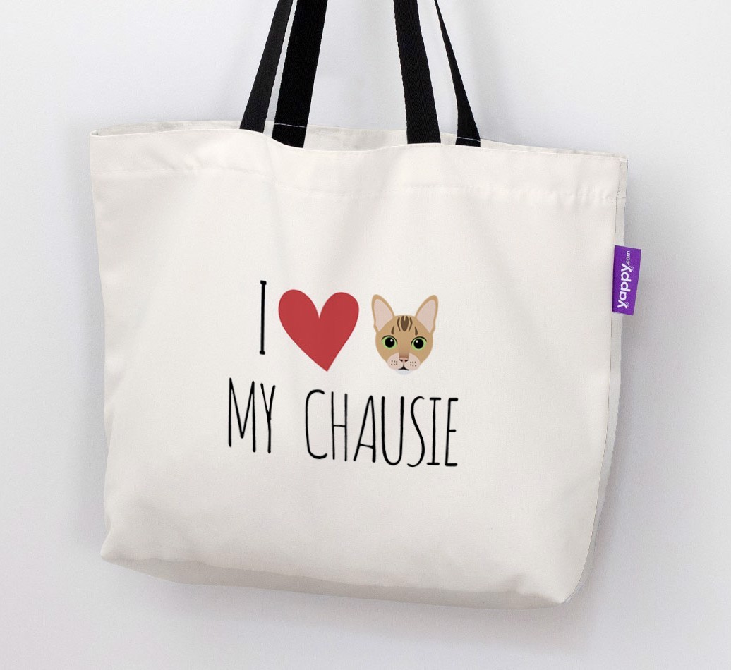 'I Love My {breedShortName}' - Personalised Canvas Bag
