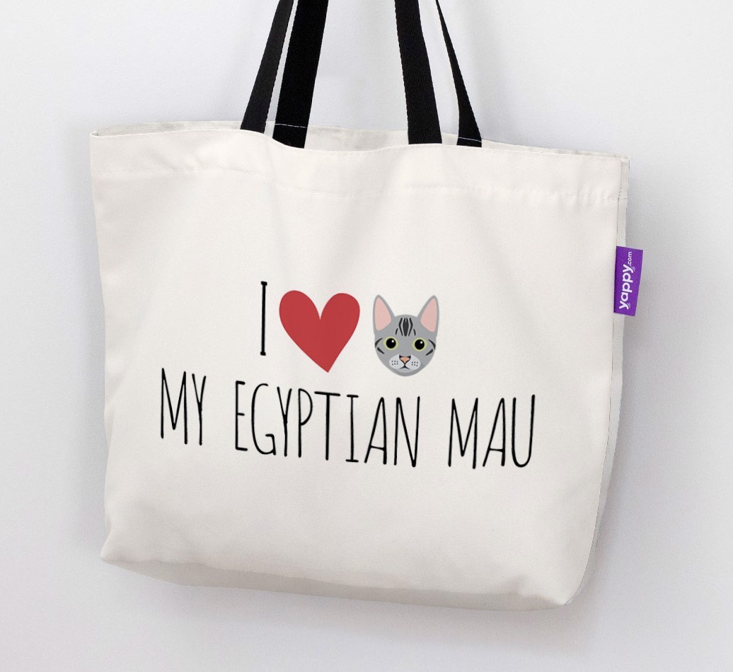 'I Love My {breedShortName}' - Personalised Canvas Bag