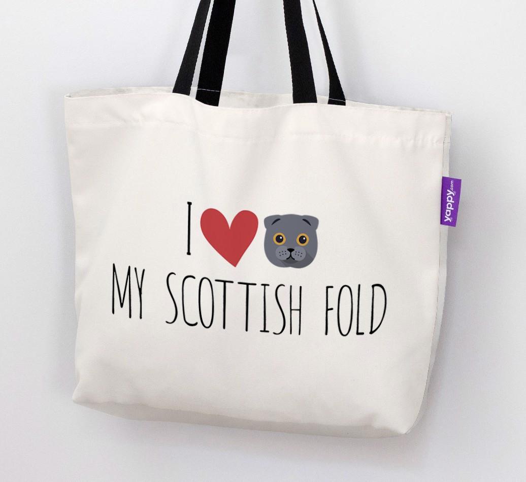 I Love My {breedCommonName}: Personalized Canvas Bag