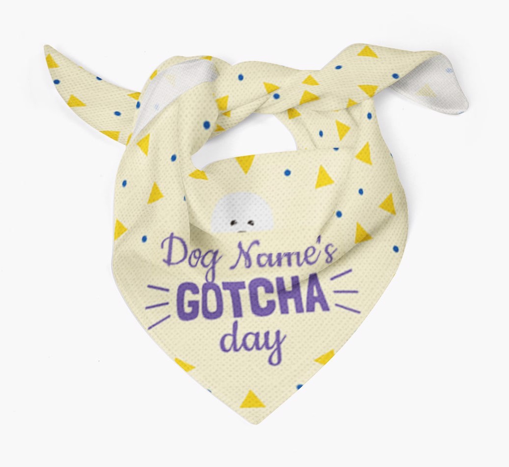 'Gotcha Day' - Personalised {breedFullName} Bandana