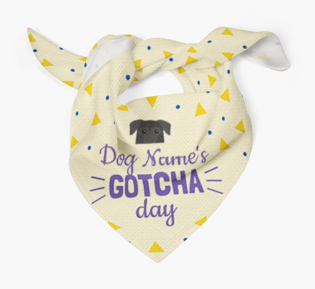 'Gotcha Day' - Personalized {breedFullName} Bandana