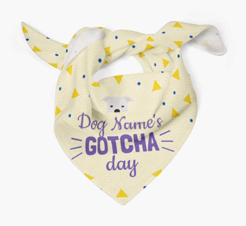 'Gotcha Day' - Personalised {breedFullName} Bandana