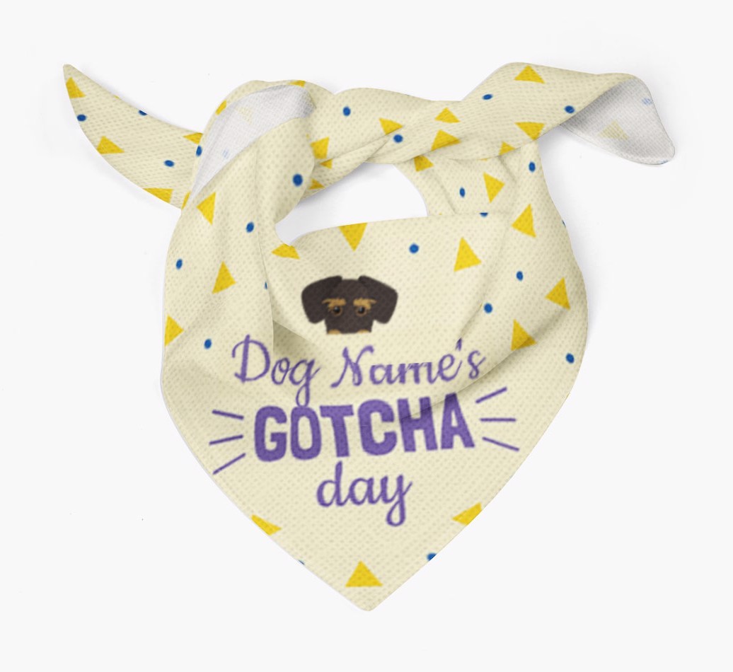'Gotcha Day' - Personalised {breedFullName} Bandana