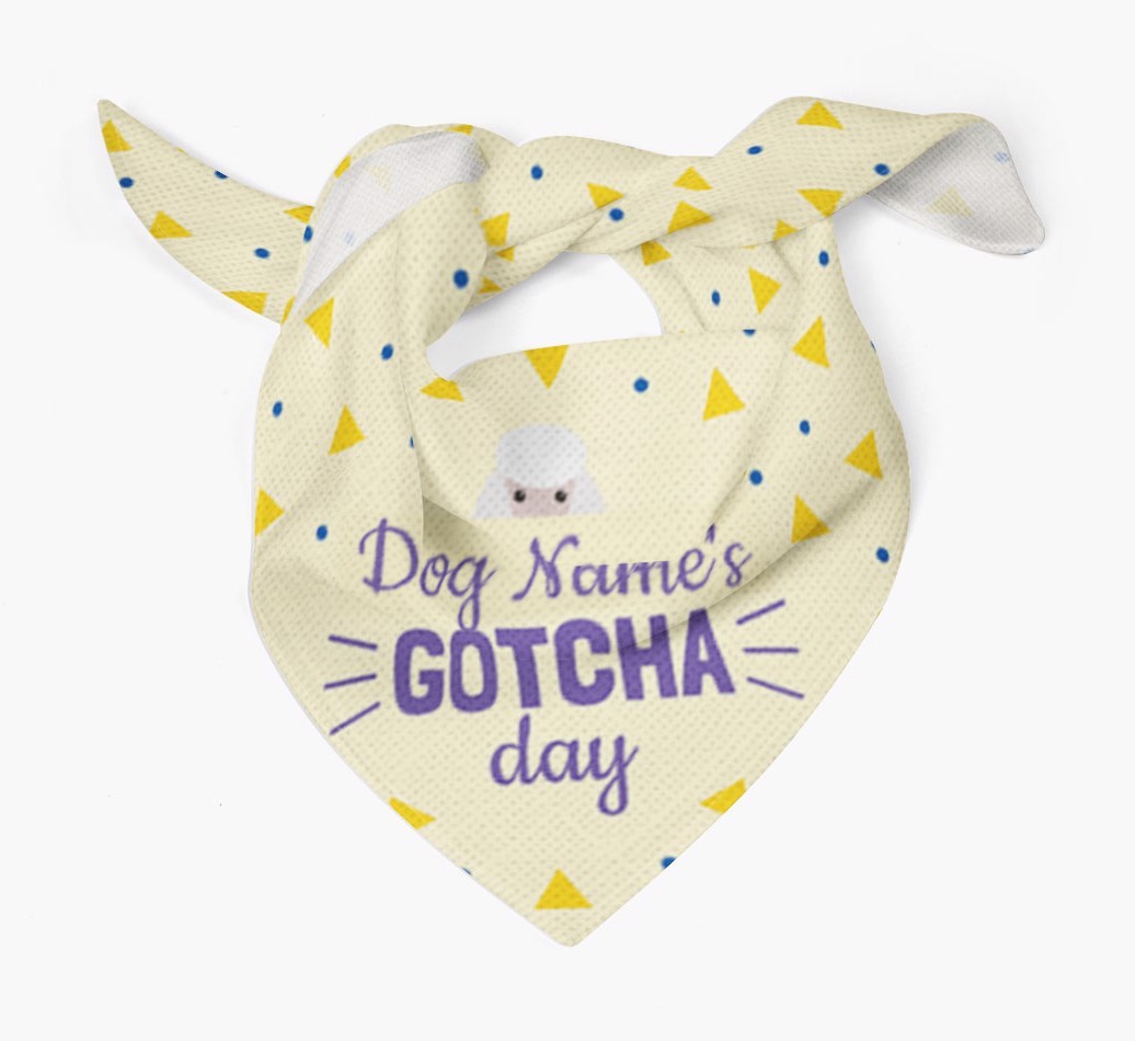 'Gotcha Day' - Personalised {breedFullName} Bandana