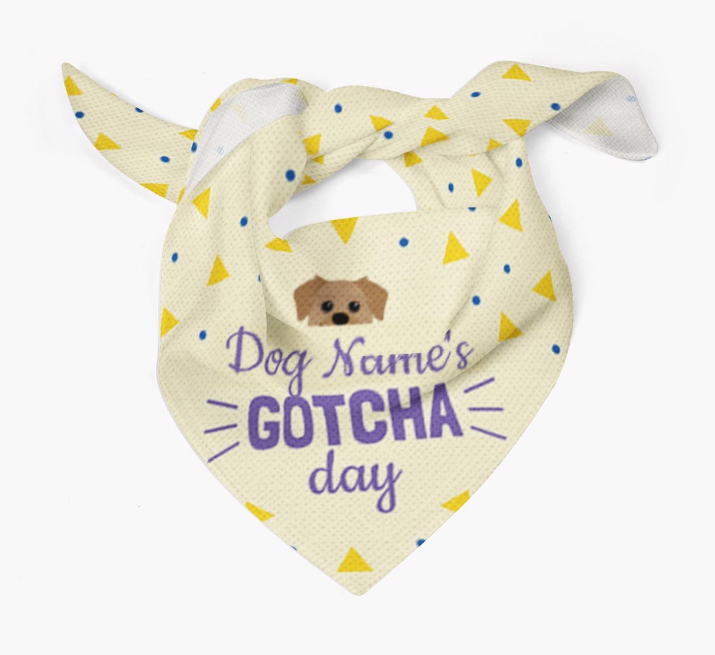 'Gotcha Day' - Personalised {breedFullName} Bandana