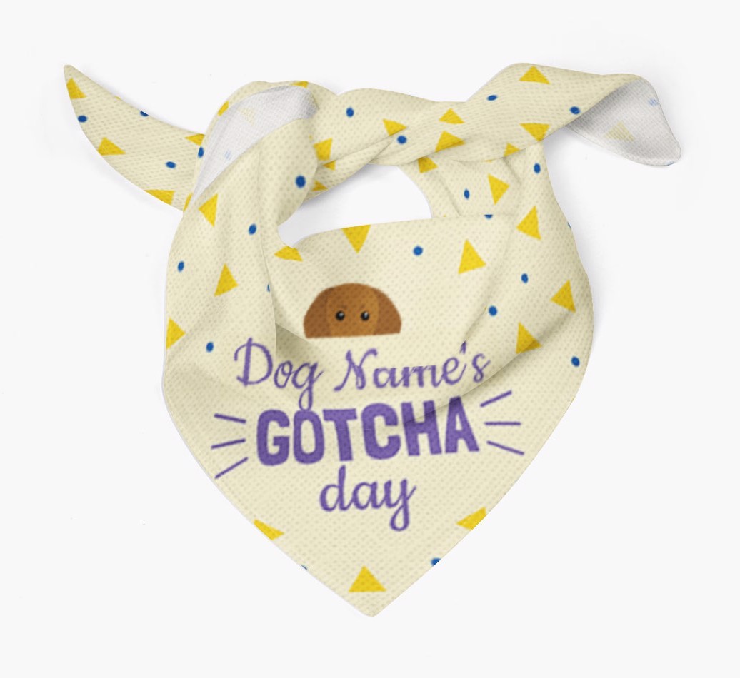 'Gotcha Day' - Personalised {breedFullName} Bandana