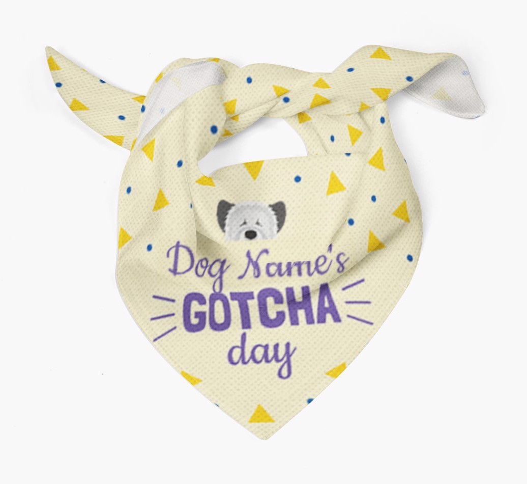 'Gotcha Day' - Personalised {breedFullName} Bandana