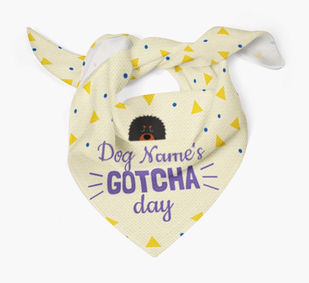 'Gotcha Day' - Personalised {breedFullName} Bandana
