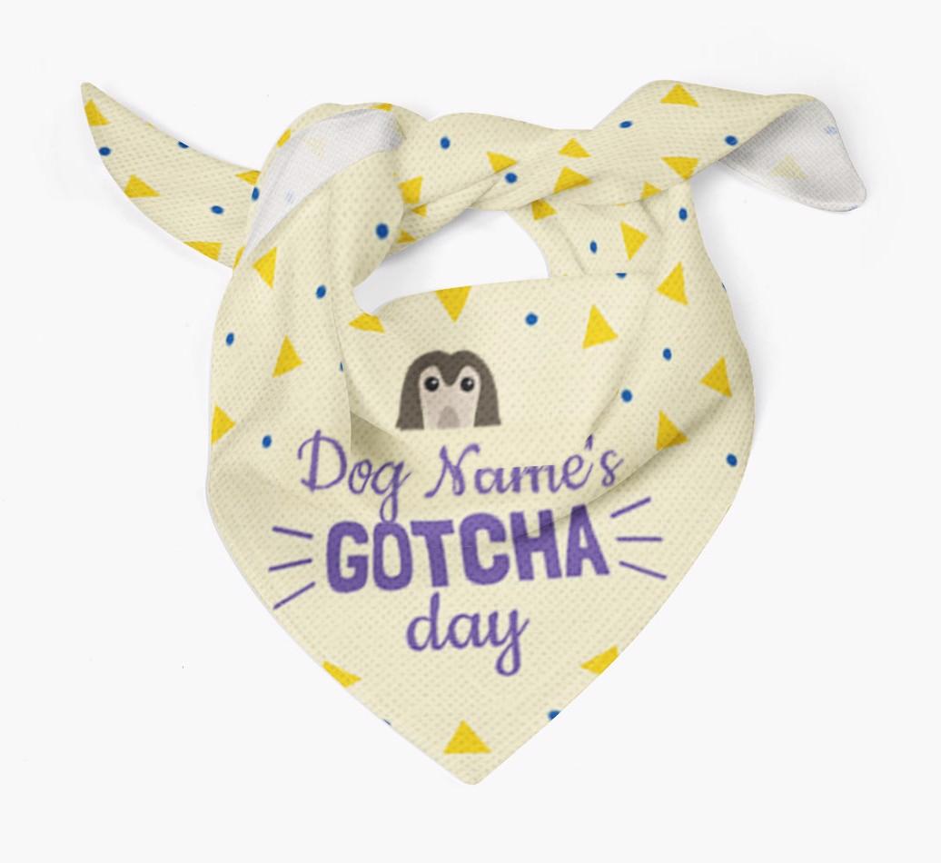 'Gotcha Day' - Personalized {breedFullName} Bandana