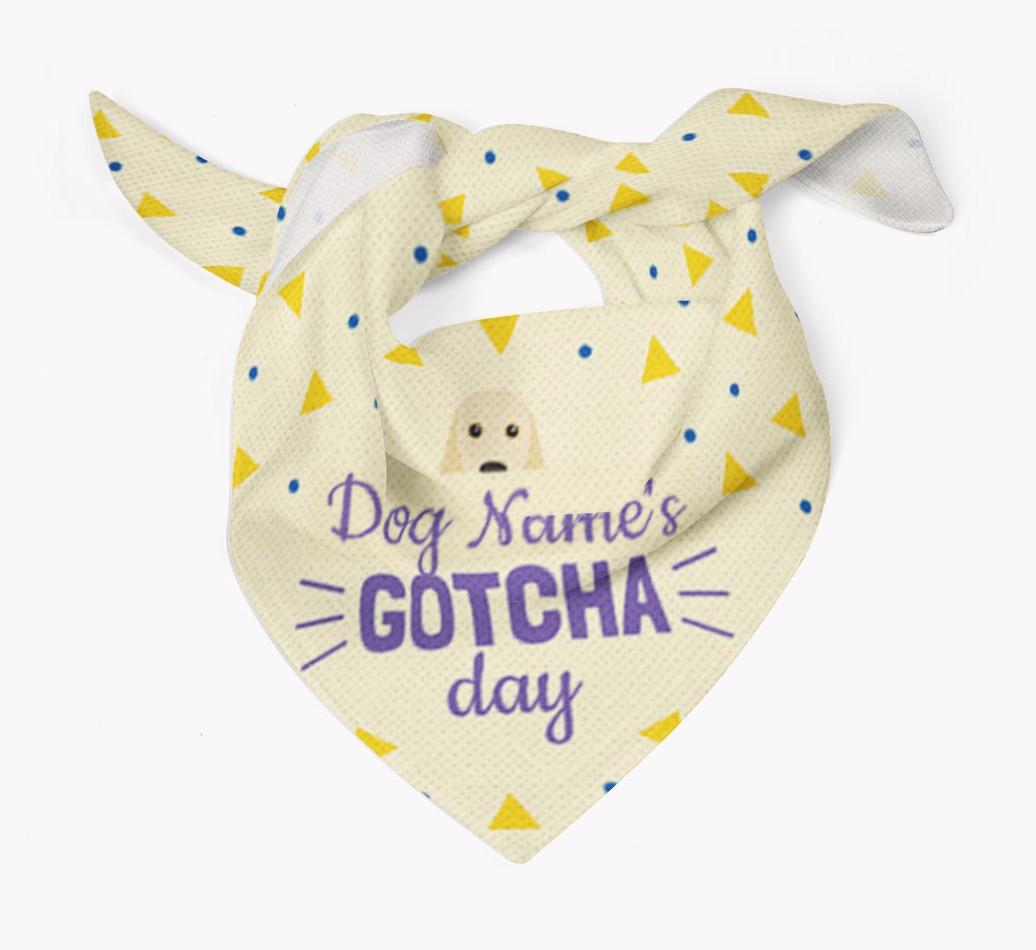 'Gotcha Day' - Personalized {breedFullName} Bandana