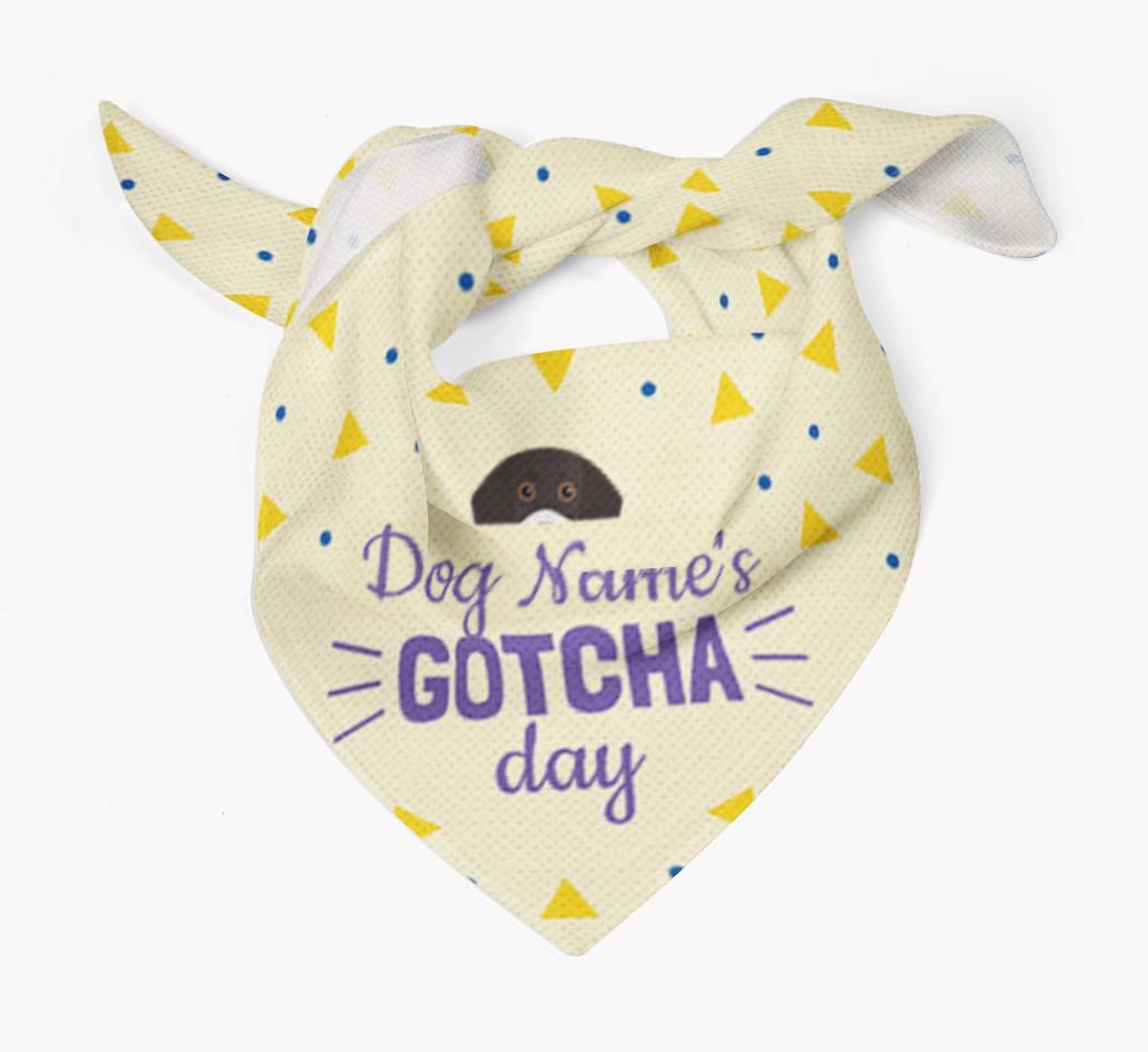 'Gotcha Day' - Personalized {breedFullName} Bandana