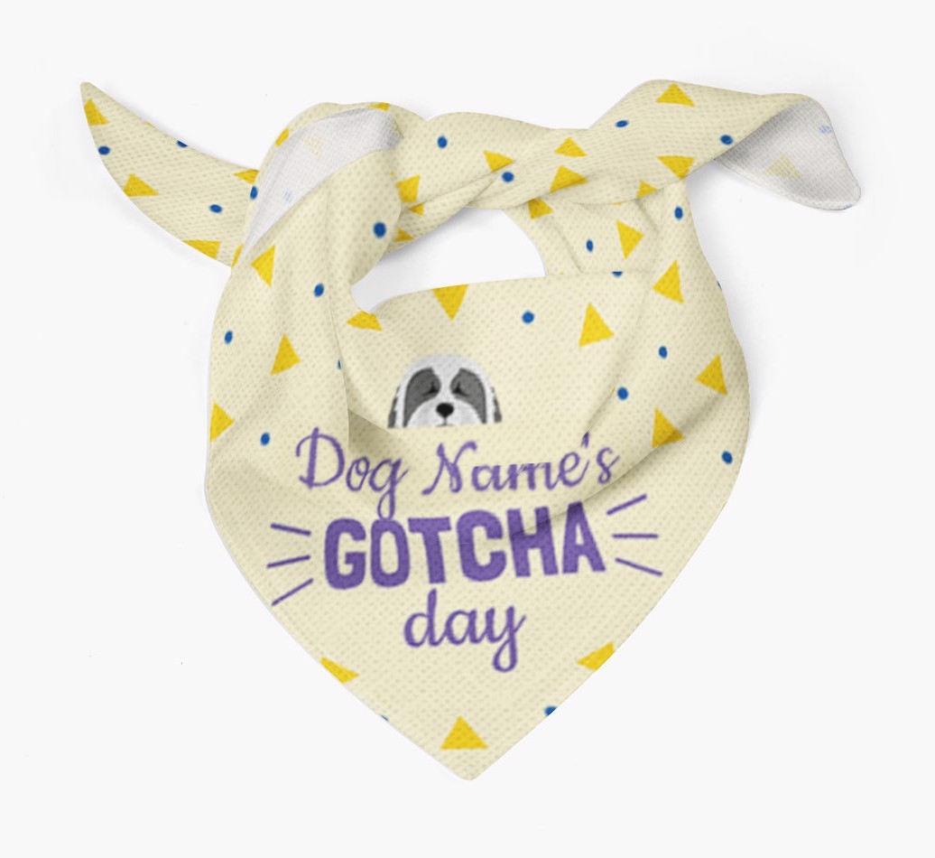 'Gotcha Day' - Personalized {breedFullName} Bandana