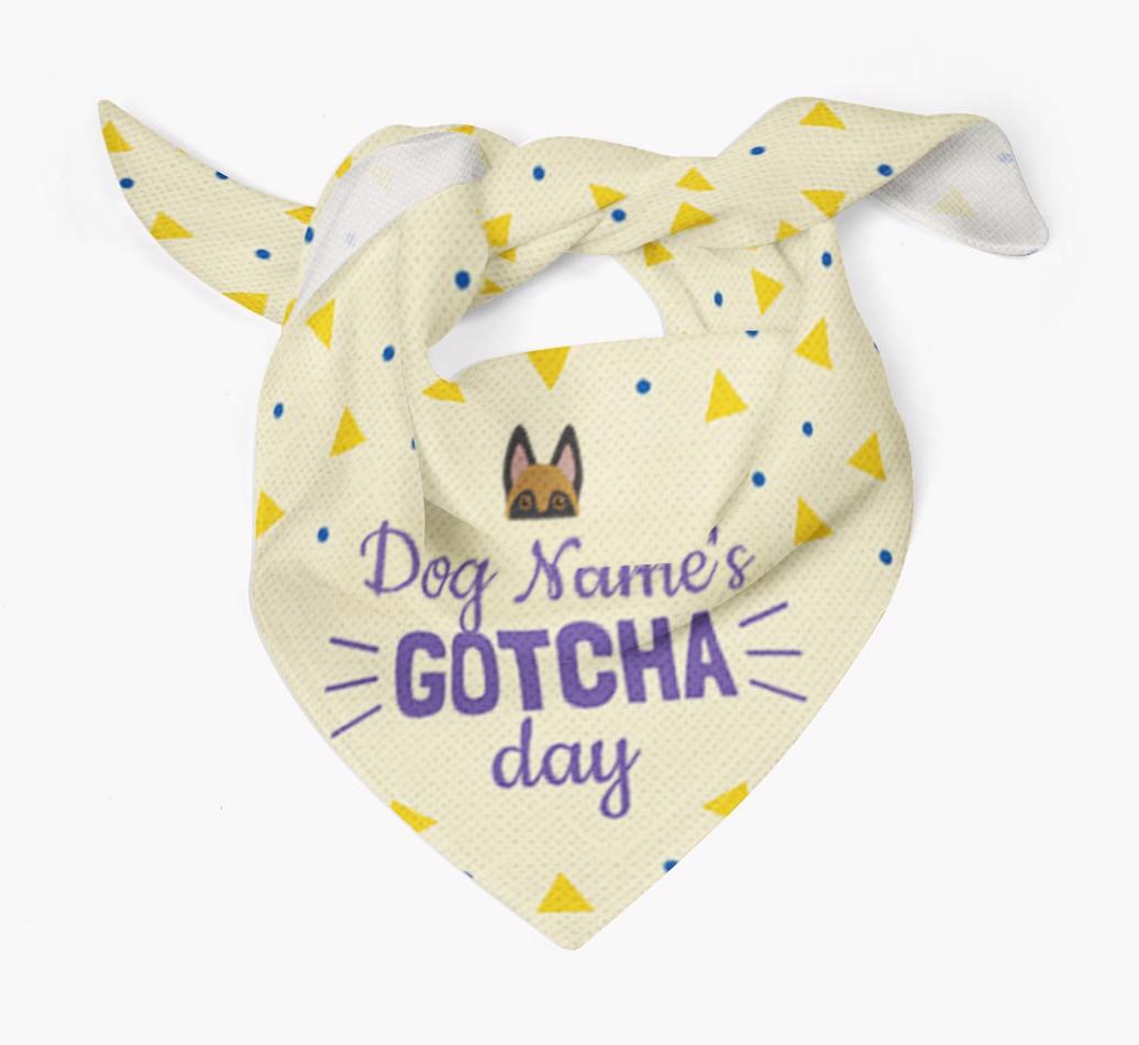 'Gotcha Day' - Personalized {breedFullName} Bandana