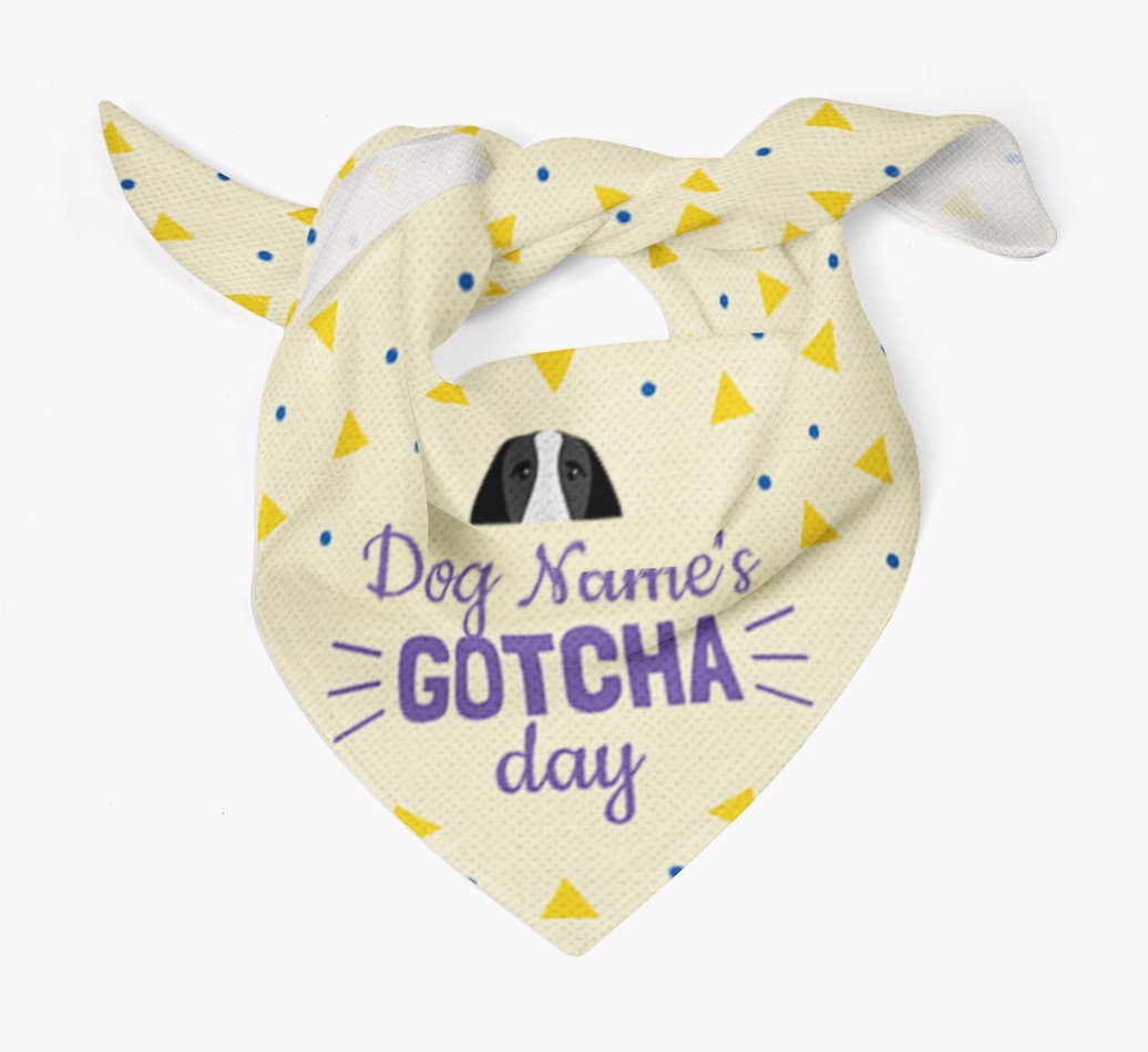 'Gotcha Day' - Personalized {breedFullName} Bandana