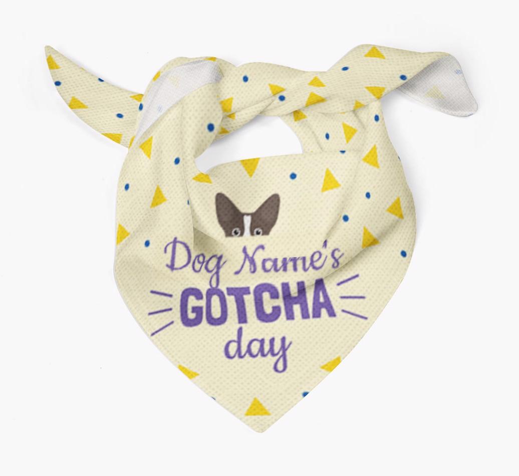 'Gotcha Day' - Personalized {breedFullName} Bandana