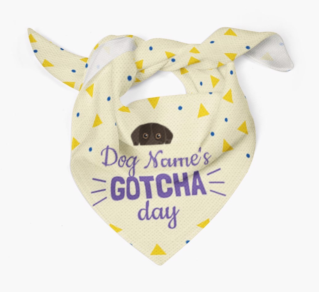 'Gotcha Day' - Personalized {breedFullName} Bandana