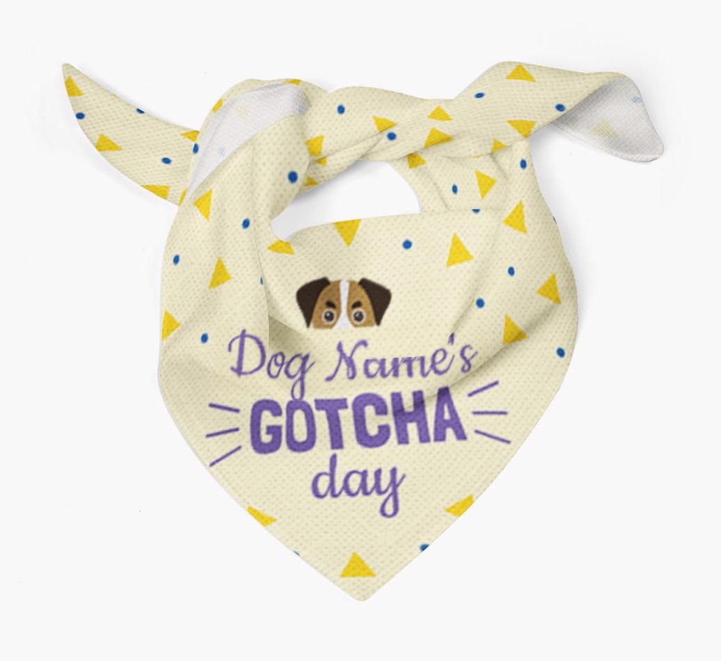 'Gotcha Day' - Personalized {breedFullName} Bandana