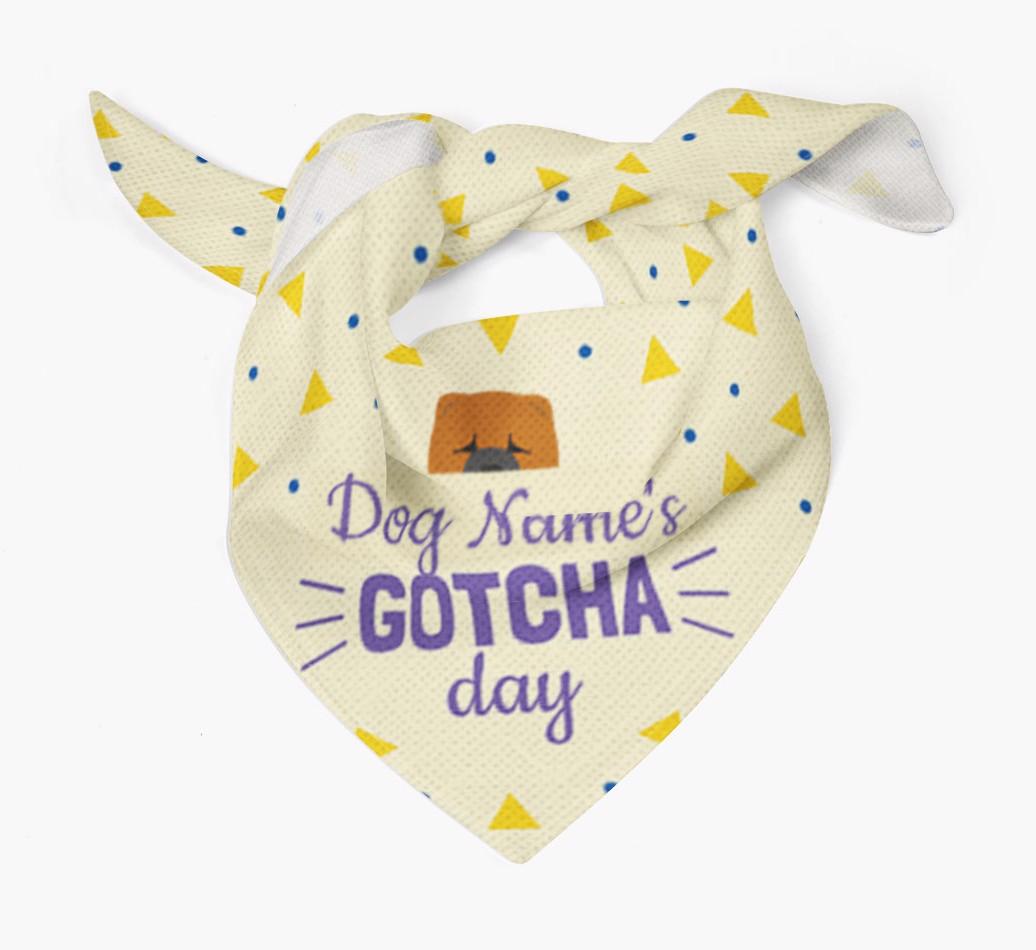 'Gotcha Day' - Personalized {breedFullName} Bandana