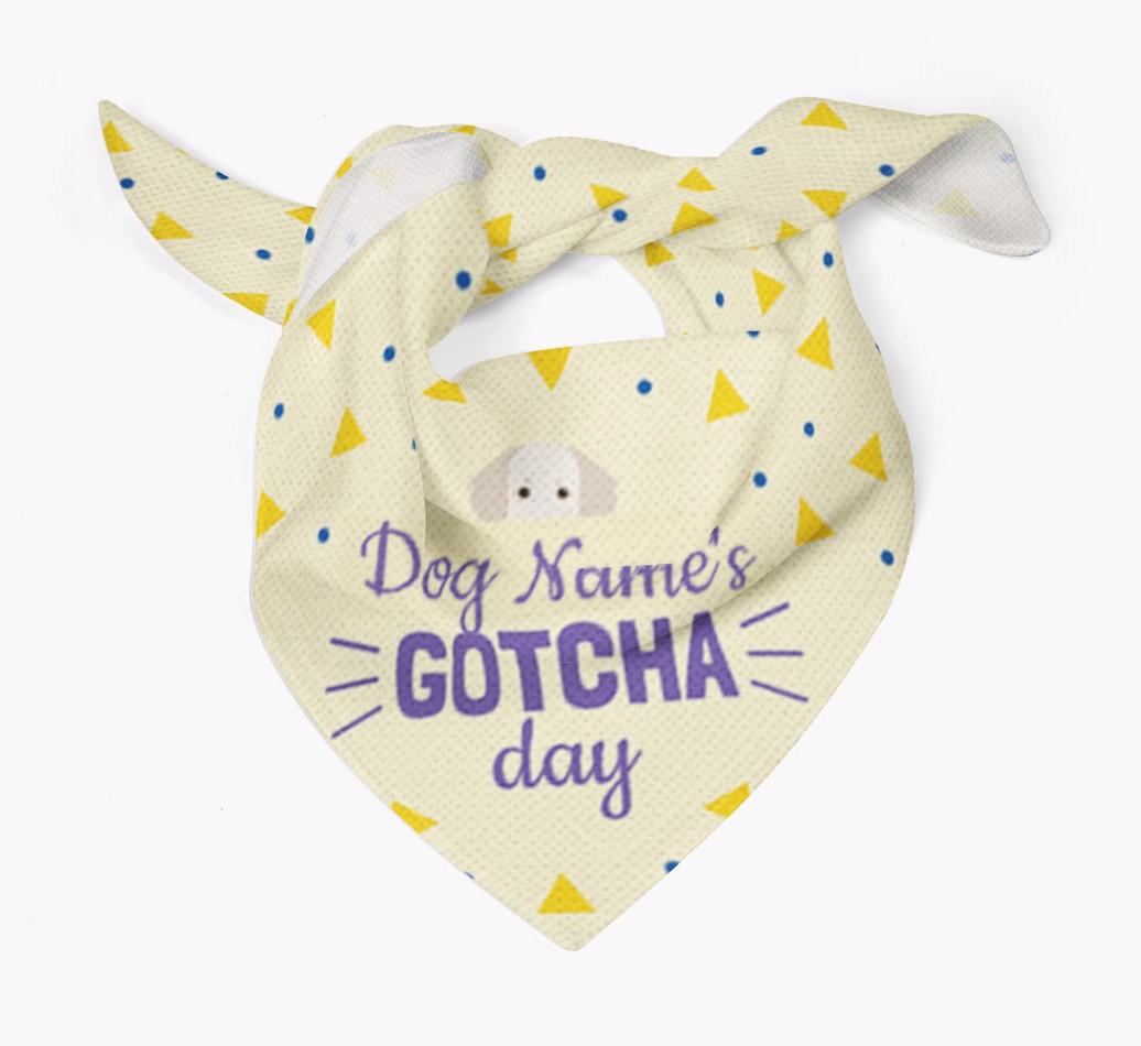 'Gotcha Day' - Personalized {breedFullName} Bandana