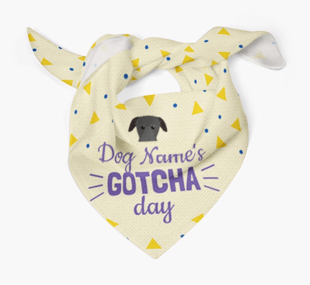 'Gotcha Day' - Personalized {breedFullName} Bandana