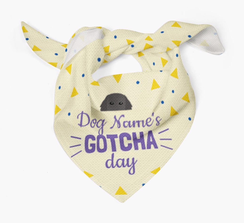 'Gotcha Day' - Personalized {breedFullName} Bandana