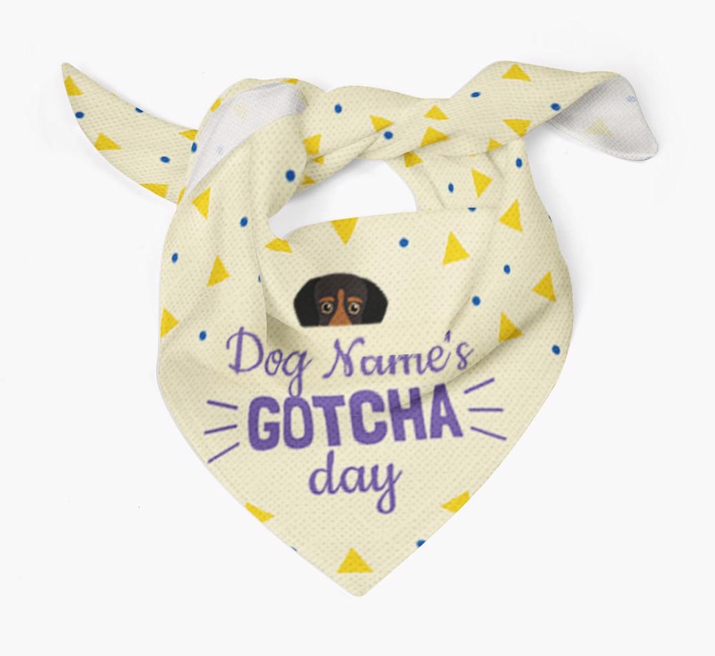 'Gotcha Day' - Personalized {breedFullName} Bandana