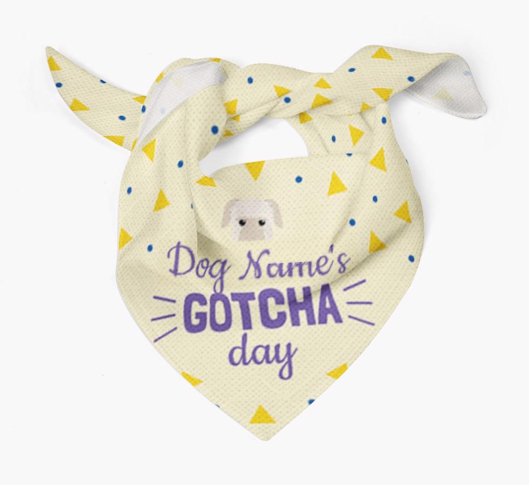 'Gotcha Day' - Personalized {breedFullName} Bandana