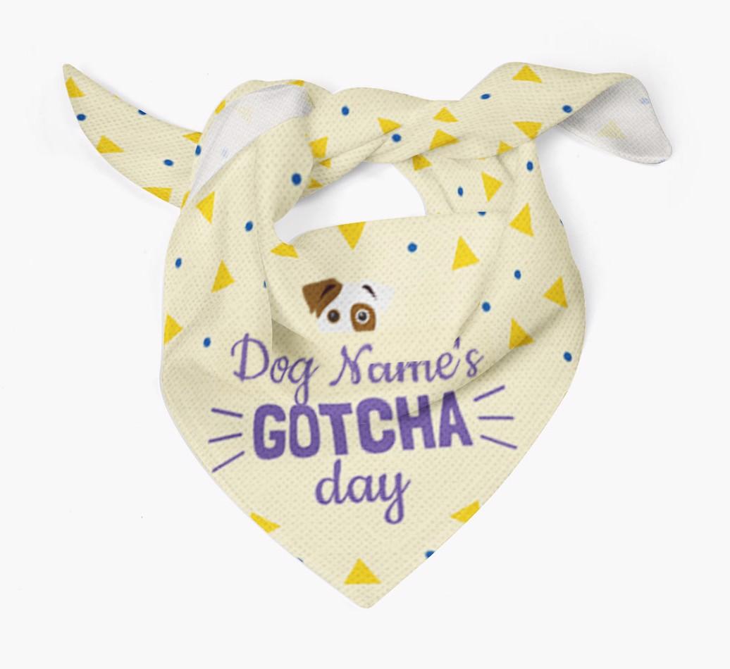 'Gotcha Day' - Personalized {breedFullName} Bandana