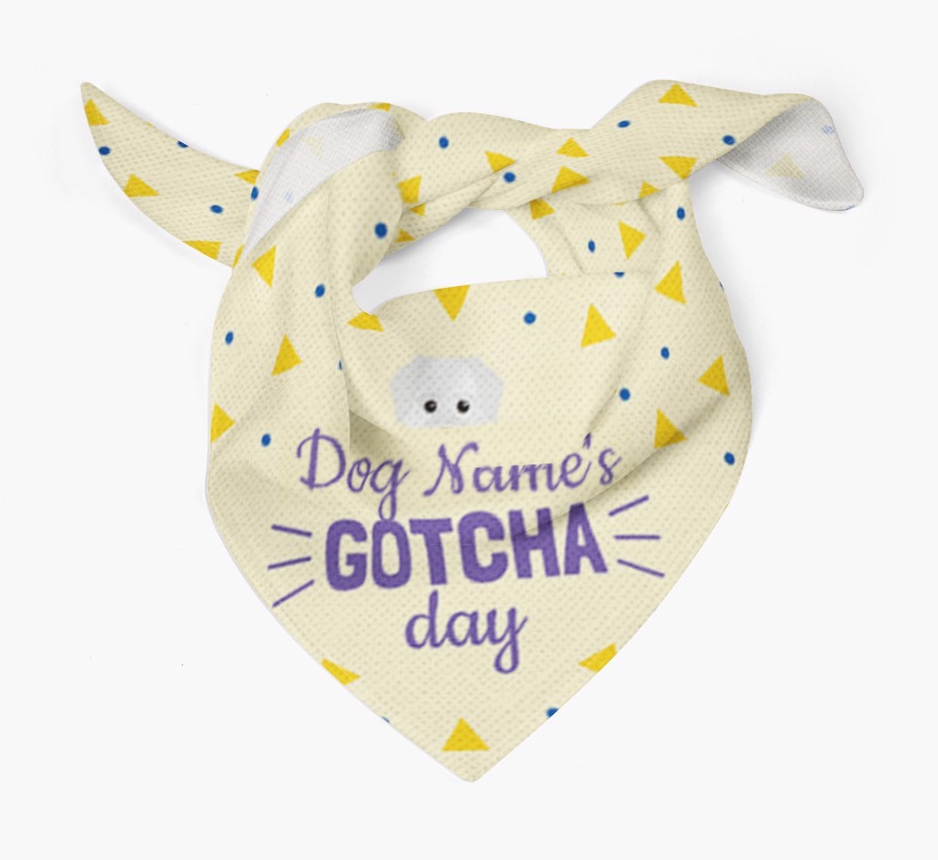 'Gotcha Day' - Personalized {breedFullName} Bandana