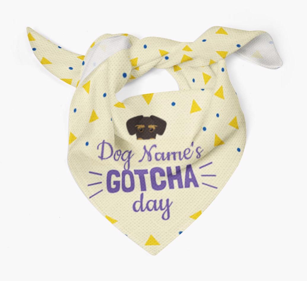 'Gotcha Day' - Personalized {breedFullName} Bandana