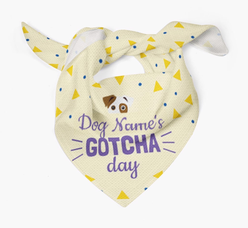 'Gotcha Day' - Personalized {breedFullName} Bandana