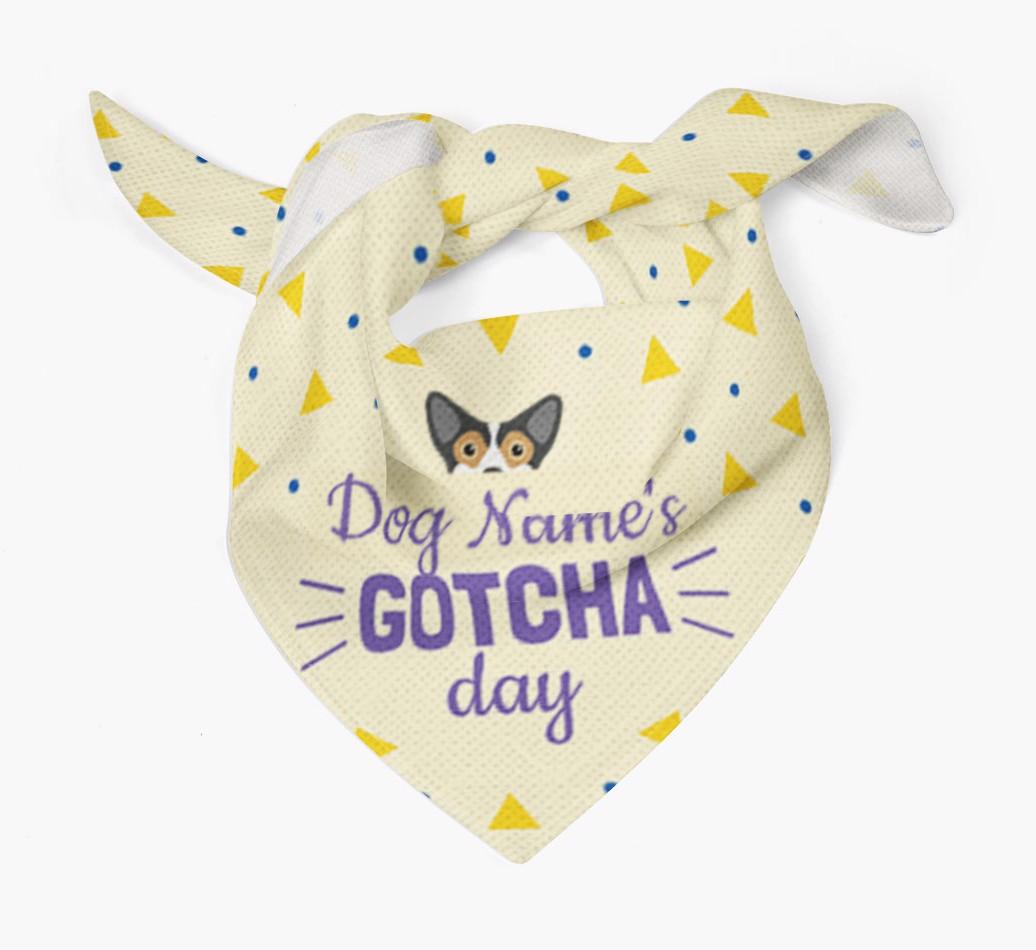 'Gotcha Day' - Personalized {breedFullName} Bandana