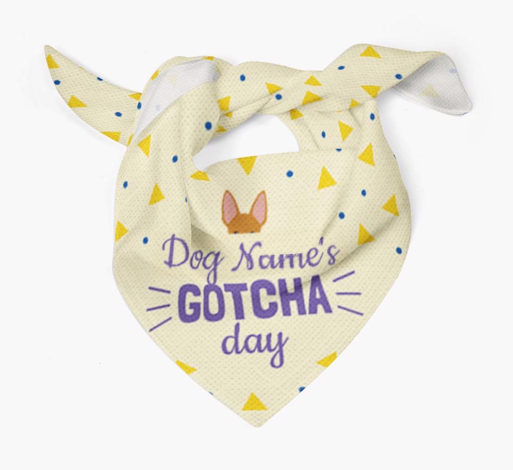 'Gotcha Day' - Personalised {breedFullName} Bandana