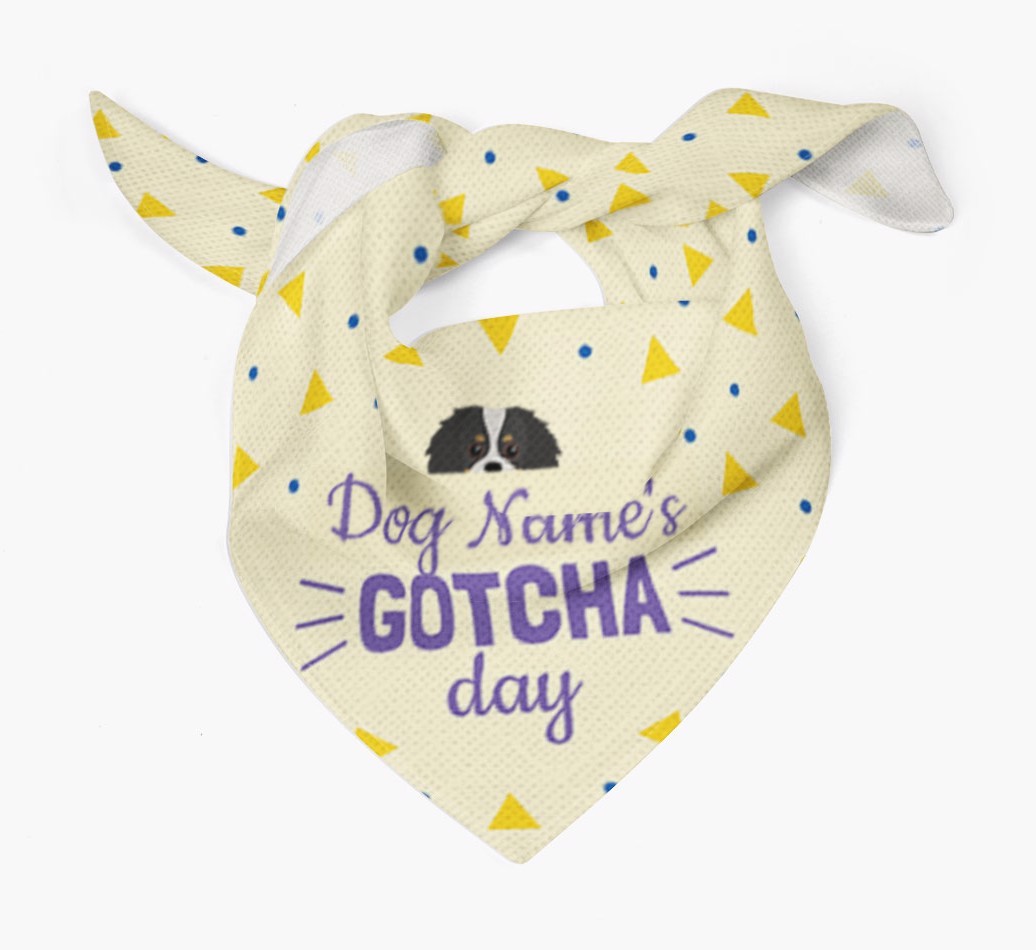 'Gotcha Day' - Personalized {breedFullName} Bandana
