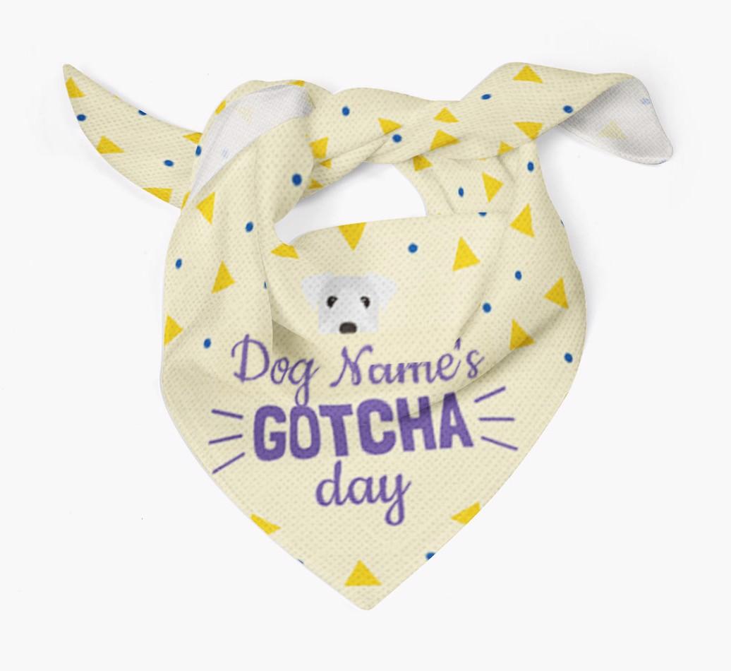 'Gotcha Day' - Personalized {breedFullName} Bandana