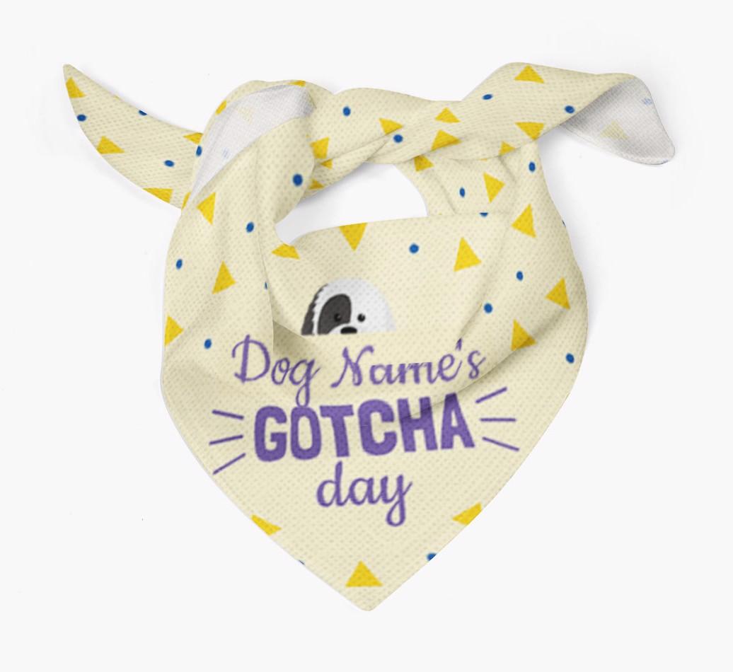 'Gotcha Day' - Personalized {breedFullName} Bandana