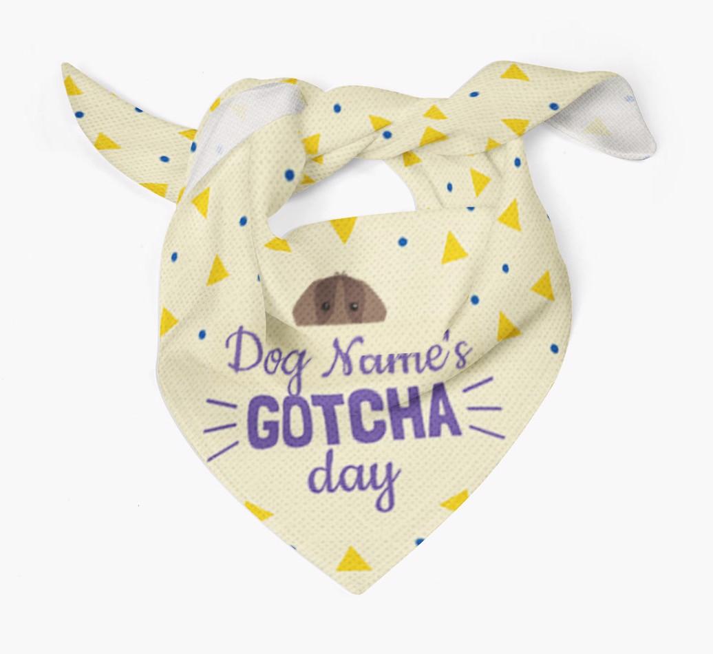 'Gotcha Day' - Personalized {breedFullName} Bandana